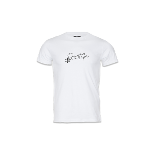 T-SHIRT REGULAR FIT REF.DE-6004“White” (Unisex) تي شيرت بمقاس عادي REF.DE-6004"أبيض" (للجنسين)