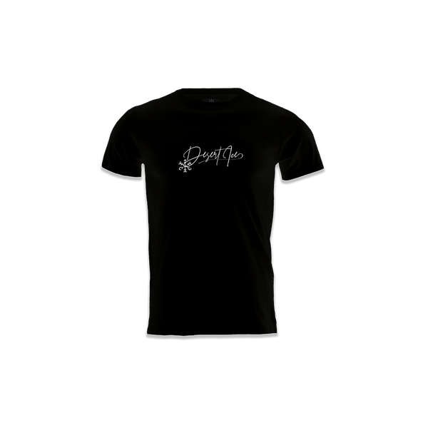 T-SHIRT REGULAR FIT REF.DE-6004“Black” (Unisex) تي شيرت بمقاس عادي REF.DE-6004"أسود" (للجنسين)