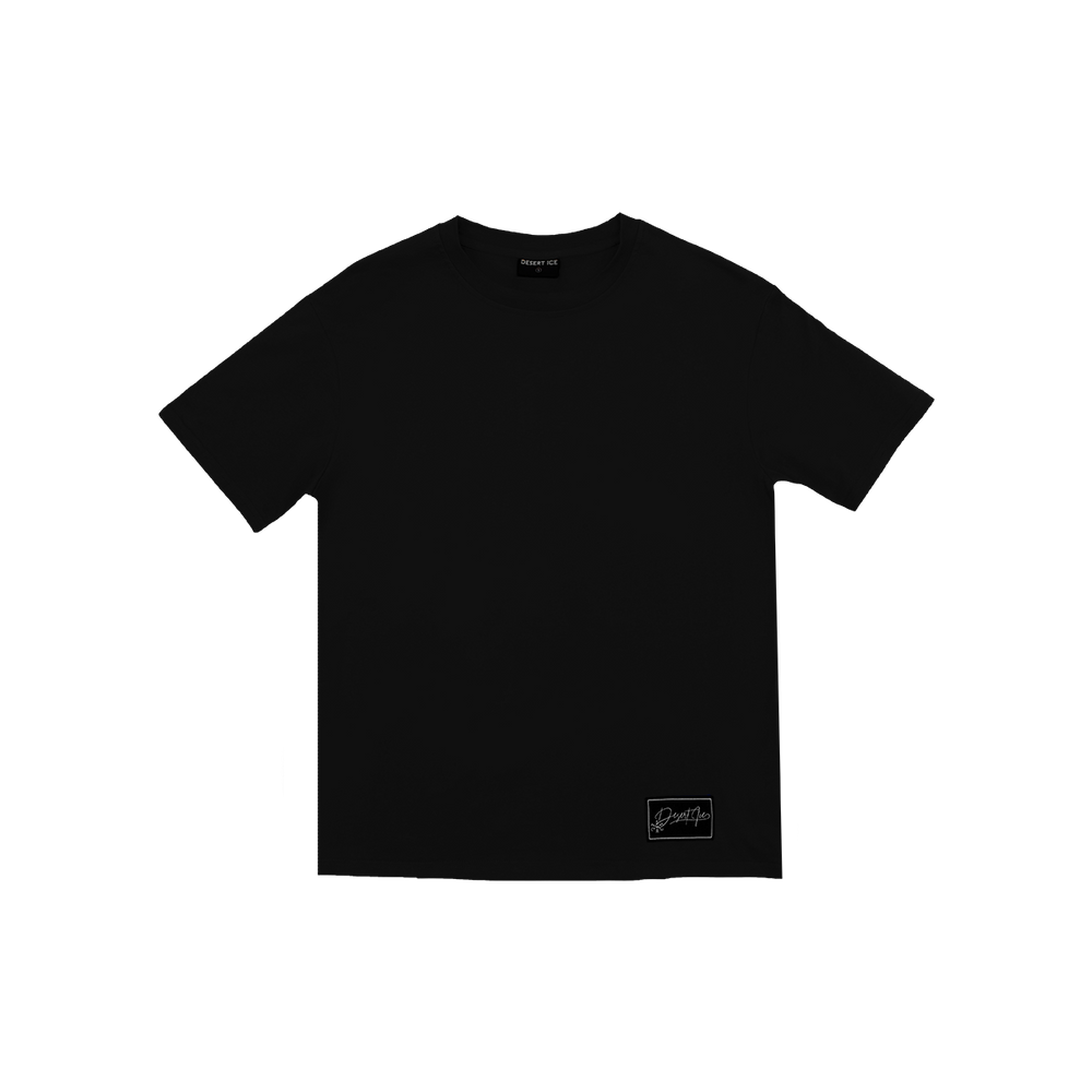 T-SHIRT OVERZISED FIT REF.DE-6008“Black” (Unisex) تي شيرت مقاس كبير REF.DE-6008"أسود" (للجنسين)