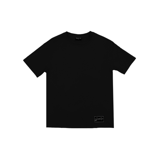 T-SHIRT OVERZISED FIT REF.DE-6008“Black” (Unisex) تي شيرت مقاس كبير REF.DE-6008"أسود" (للجنسين)