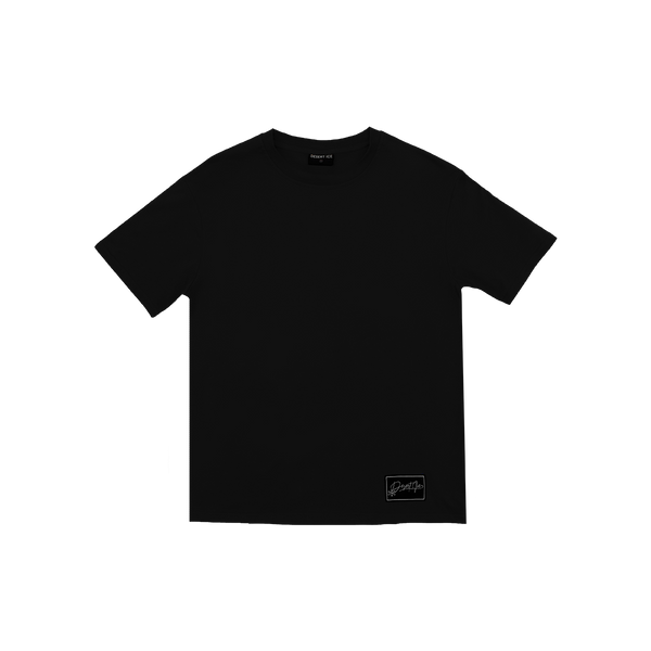 T-SHIRT OVERZISED FIT REF.DE-6008“Black” (Unisex) تي شيرت مقاس كبير REF.DE-6008"أسود" (للجنسين)