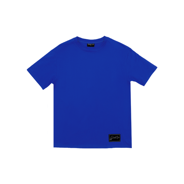 T-SHIRT OVERZISED FIT REF.DE-6008“Blue” (Unisex) تي شيرت بقصّة واسعة ومُصمّم بعلامة REF.DE-6008 "أزرق"