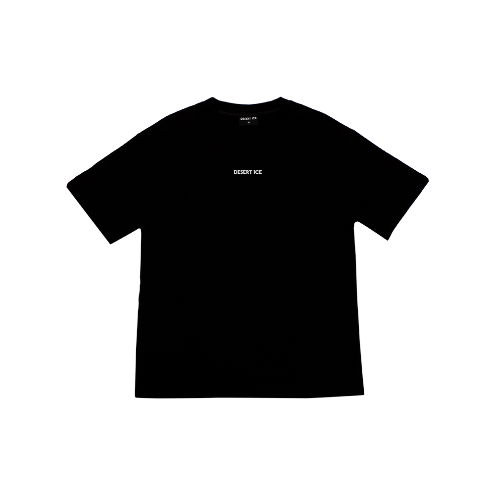 T-SHIRT OVERZISED FIT REF.DE-6007“Black” (Unisex) تي شيرت مقاس كبير REF.DE-6007 "أسود" (للجنسين)