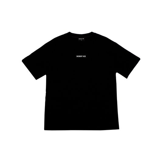 T-SHIRT OVERZISED FIT REF.DE-6007“Black” (Unisex) تي شيرت مقاس كبير REF.DE-6007 "أسود" (للجنسين)
