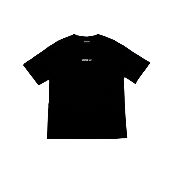 T-SHIRT OVERZISED FIT REF.DE-6007“Black” (Unisex) تي شيرت مقاس كبير REF.DE-6007 "أسود" (للجنسين)