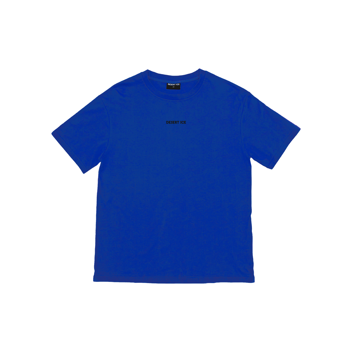 T-SHIRT OVERZISED FIT REF.DE-6007“Blue” (Unisex) تي شيرت بقصّة واسعة ومُطرّزة بعلامة REF.DE-6007"أزرق"