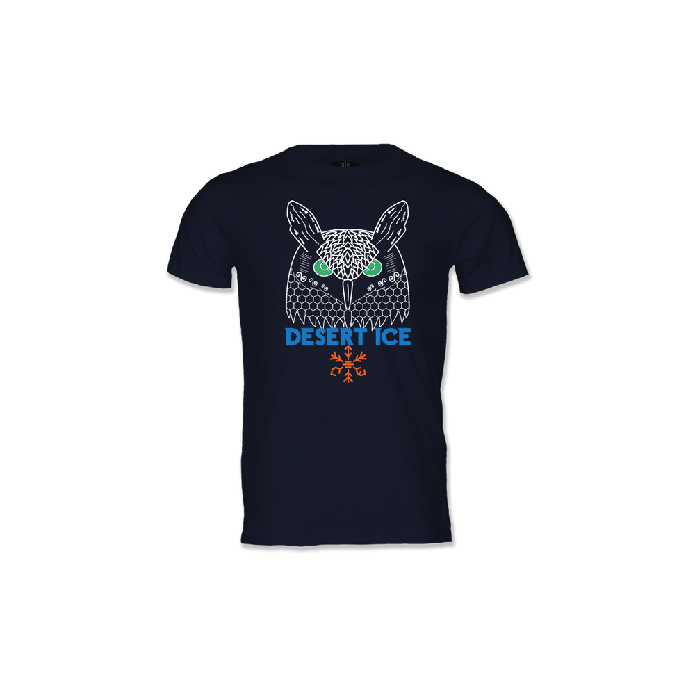 Desert Ice Owl T-Shirt "Navy" (Unisex) تي شيرت بومة "كحلي" (للجنسين)