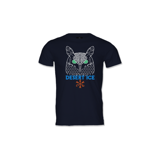 Desert Ice Owl T-Shirt "Navy" (Unisex) تي شيرت بومة "كحلي" (للجنسين)