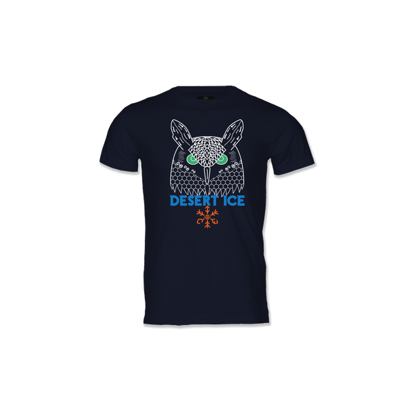 Desert Ice Owl T-Shirt "Navy" (Unisex) تي شيرت بومة "كحلي" (للجنسين)