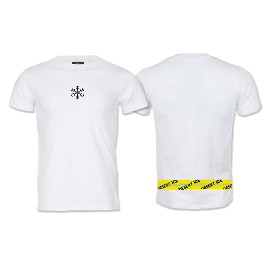 Desert Ice Yellow stripe 2 “White” (Unisex) شريط أصفر 2 "أبيض" (للجنسين)