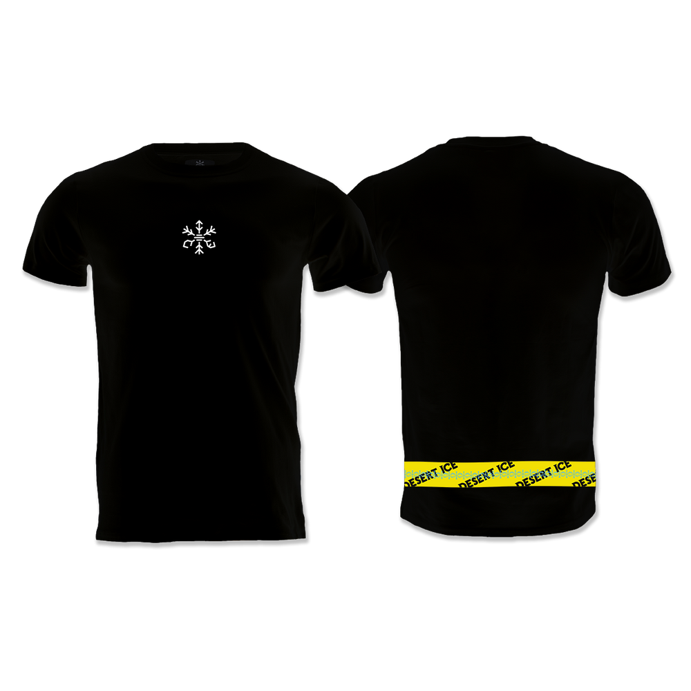 Desert Ice Yellow stripe 2 “Black” (Unisex) شريط أصفر 2 "أسود" (للجنسين)