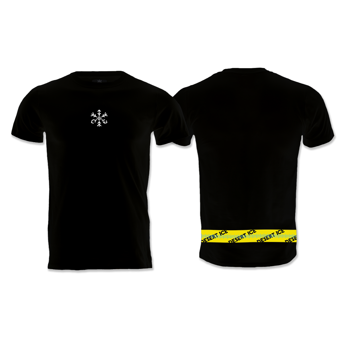 Desert Ice Yellow stripe 2 “Black” (Unisex) شريط أصفر 2 "أسود" (للجنسين)