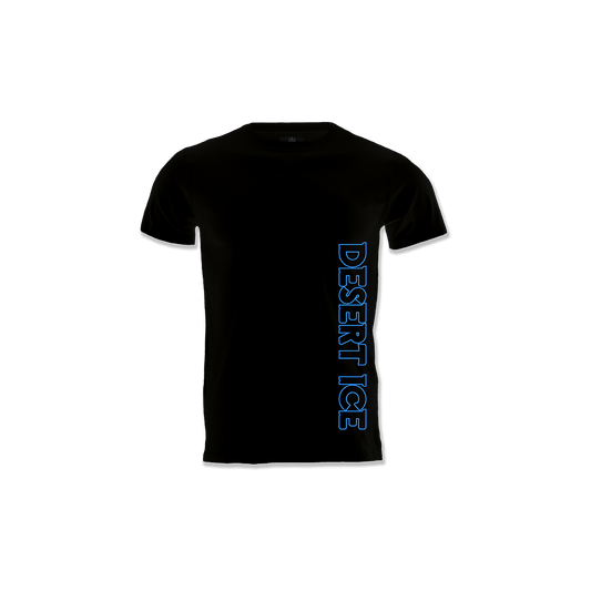 Desert Ice Side Text “Black” (Unisex) نص جانبي "أسود" (للجنسين)