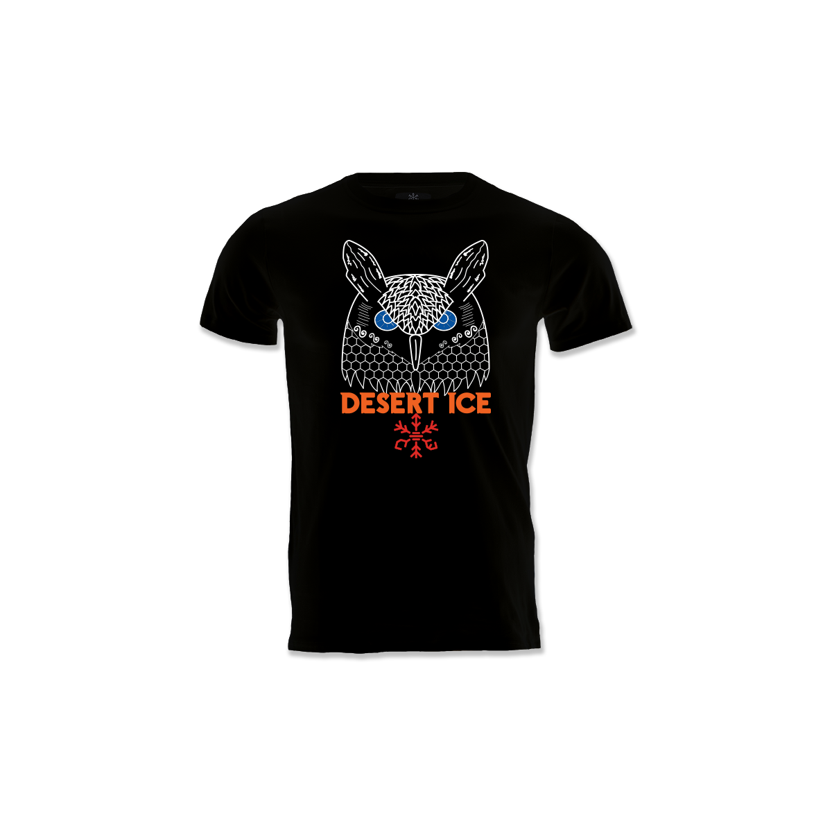 Desert Ice Owl T-Shirt "Black" (Unisex) تي شيرت بومة "أسود" (للجنسين)