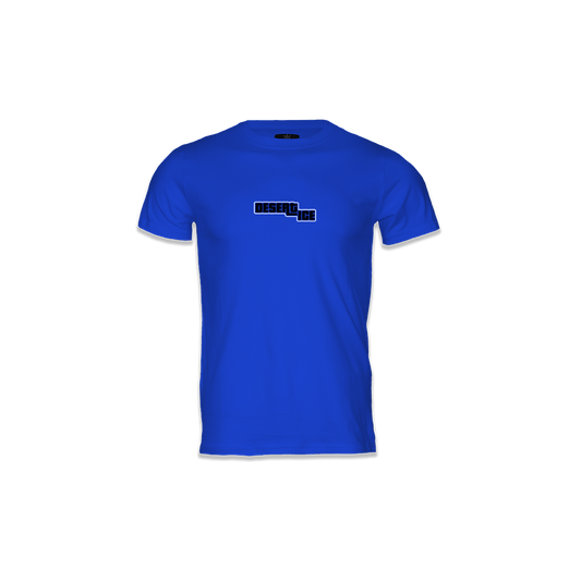 T-SHIRT REGULAR FIT REF.DE-6005“Blue” (Unisex) تي شيرت بمقاس عادي REF.DE-6005"أزرق" (للجنسين)