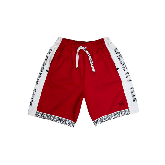 Classic polyester shorts “Red”
