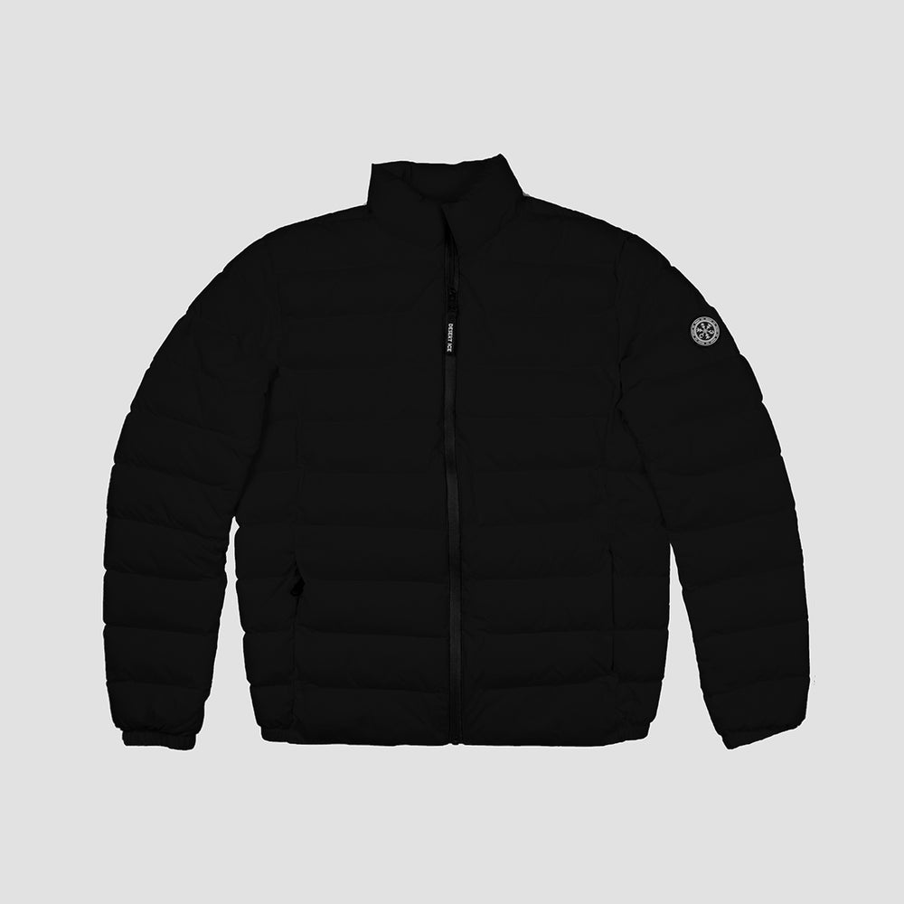 Desert Ice Puffer Jacket REF.04 (Black) سترة منفوخة REF.04 (أسود)