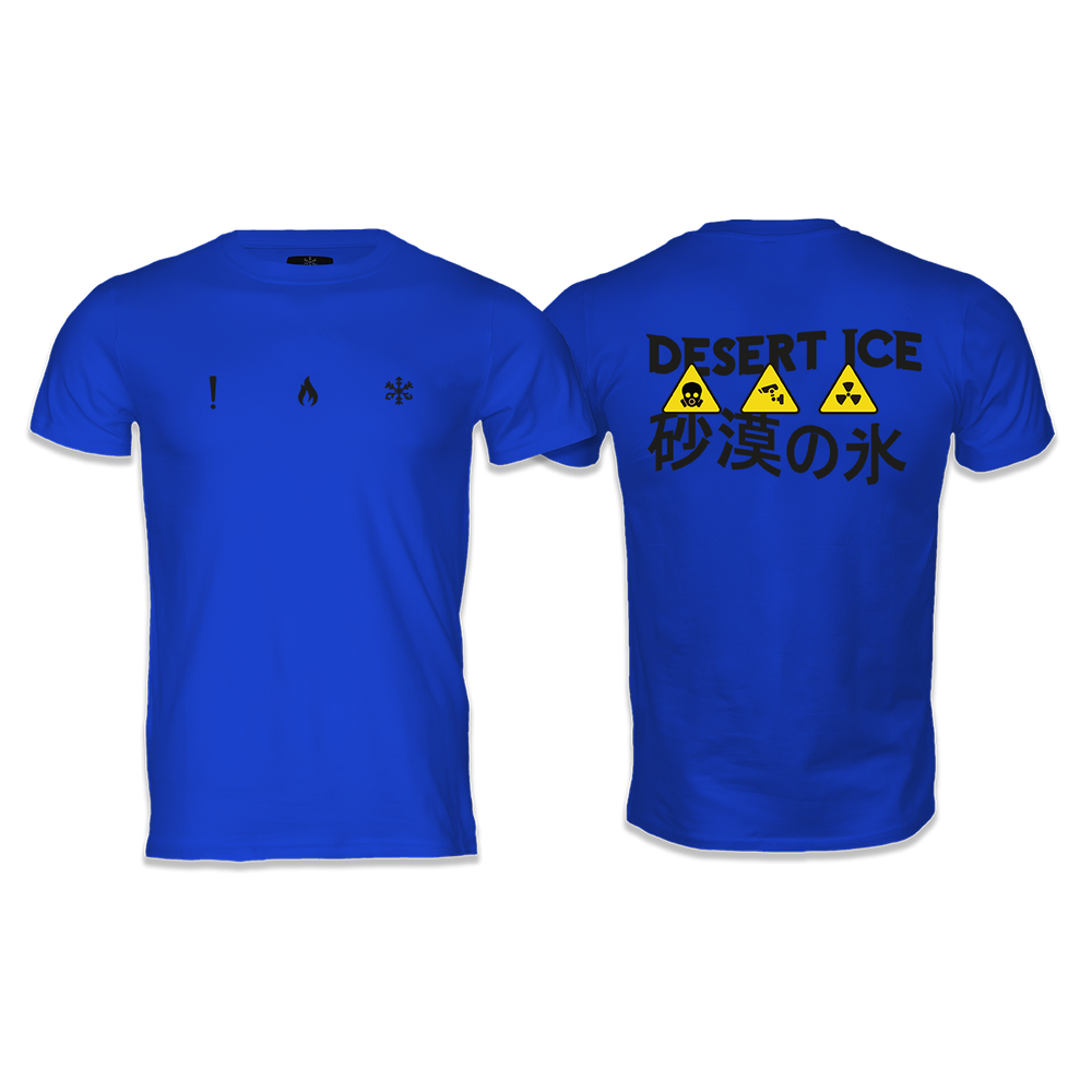 T-SHIRT REGULAR FIT REF.DE-6001“Blue” (Unisex) تي شيرت بمقاس عادي REF.DE-6001"أزرق" (للجنسين)