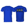 T-SHIRT REGULAR FIT REF.DE-6001“Blue” (Unisex) تي شيرت بمقاس عادي REF.DE-6001"أزرق" (للجنسين)