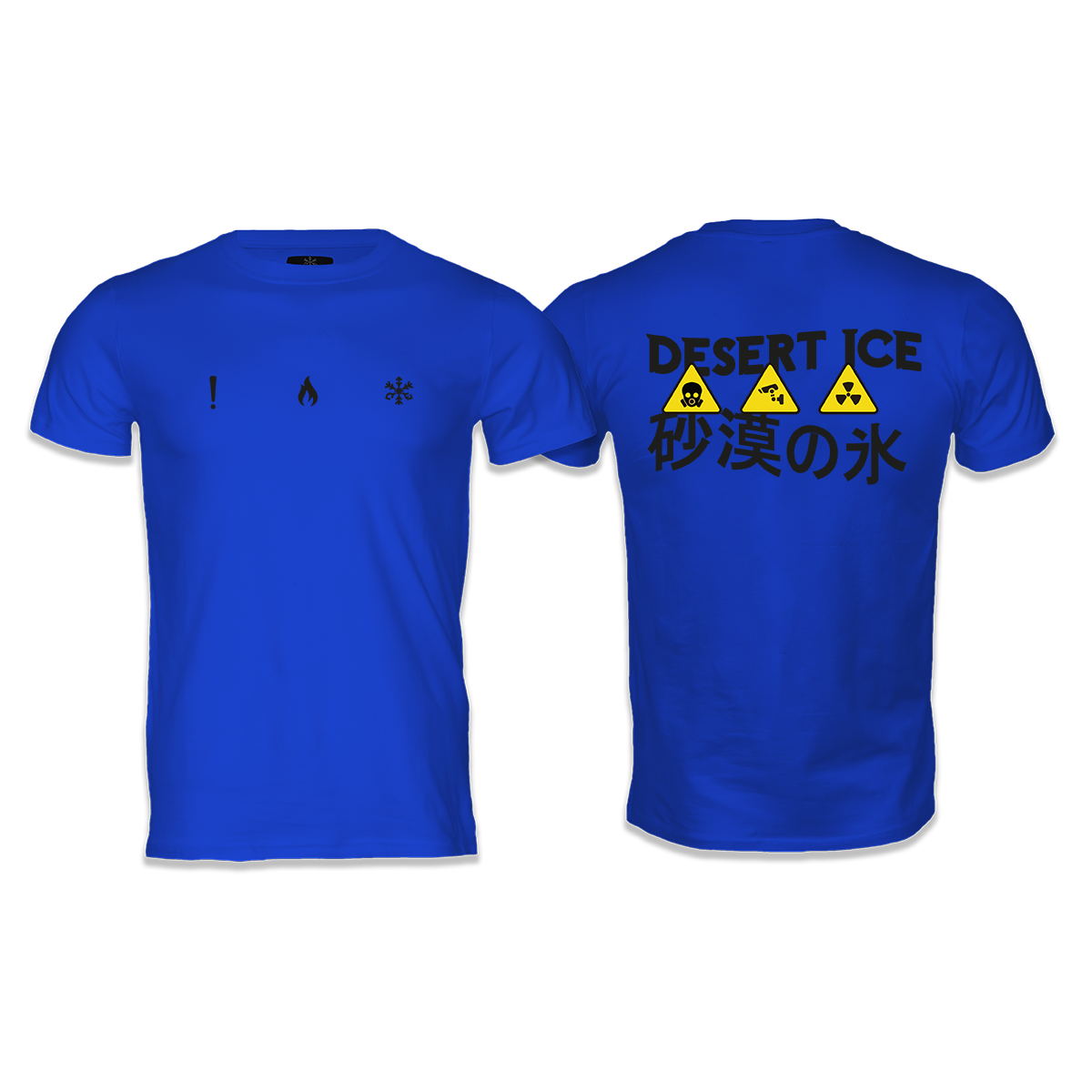 T-SHIRT REGULAR FIT REF.DE-6001“Blue” (Unisex) تي شيرت بمقاس عادي REF.DE-6001"أزرق" (للجنسين)