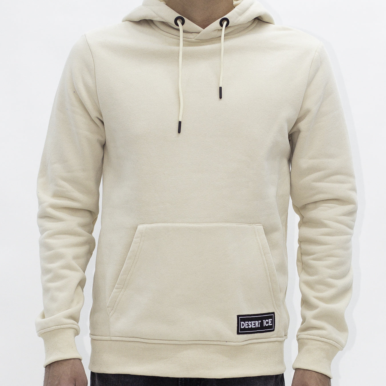 Label Hoodie (Sand) "Unisex" Ref.ND2203 هودي ماركة (ساند) "للجنسين"