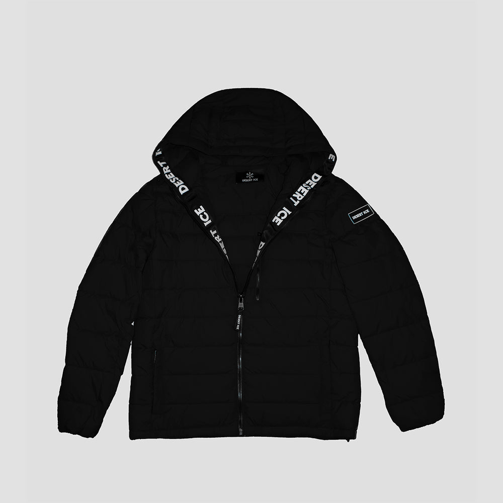 Desert Ice Hooded Jacket REF.06 (Black)  سترة Desert Ice ذات القلنسوة REF.06 (أسود)