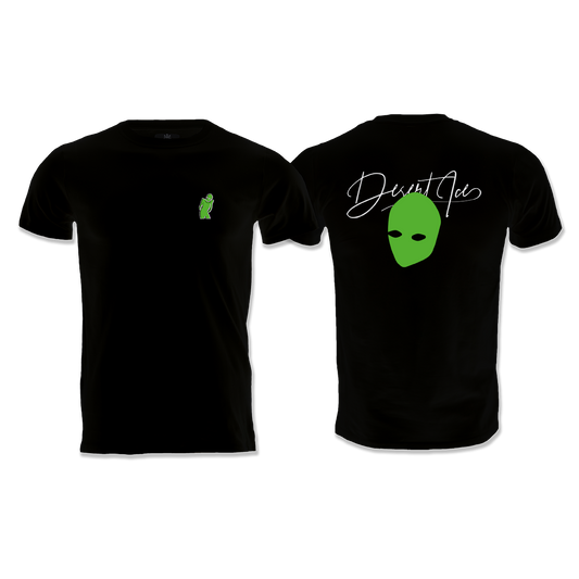 T-SHIRT REGULAR FIT REF.DE-6002“Black” (Unisex) تي شيرت بمقاس عادي REF.DE-6002"أسود" (للجنسين)
