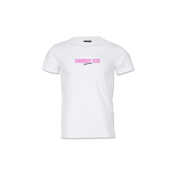 Desert Ice Neon T-shirt “White” (Unisex)