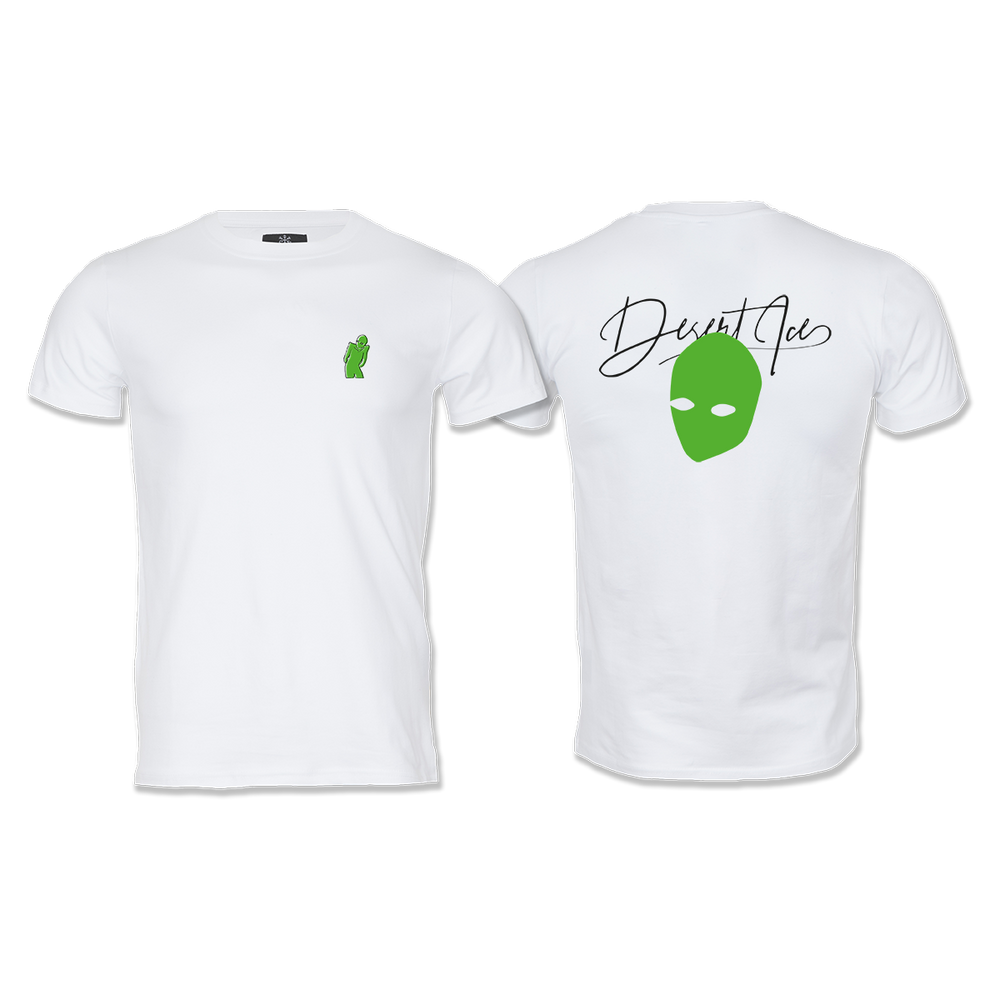 T-SHIRT REGULAR FIT REF.DE-6002“White” (Unisex) تي شيرت بمقاس عادي REF.DE-6002"أبيض" (للجنسين)