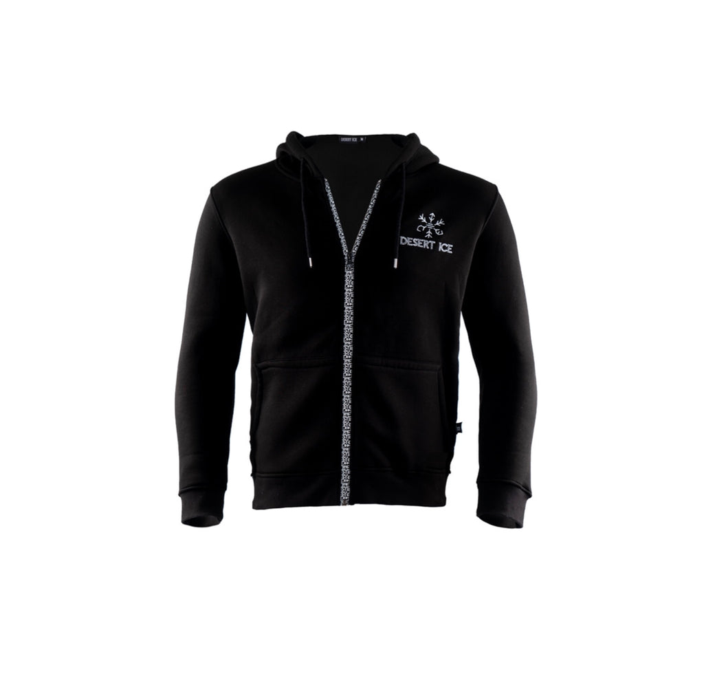PattrenZipper jacket “Black”