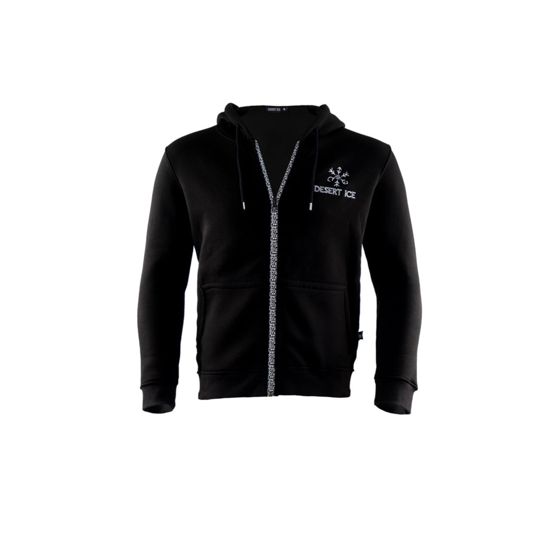 PattrenZipper jacket “Black”